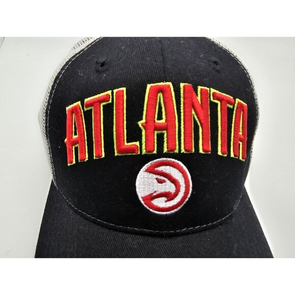 Atlanta Hawks Hat One Size Item of the Game Black Mesh Cap NBA Basketball ATL - Picture 3 of 10